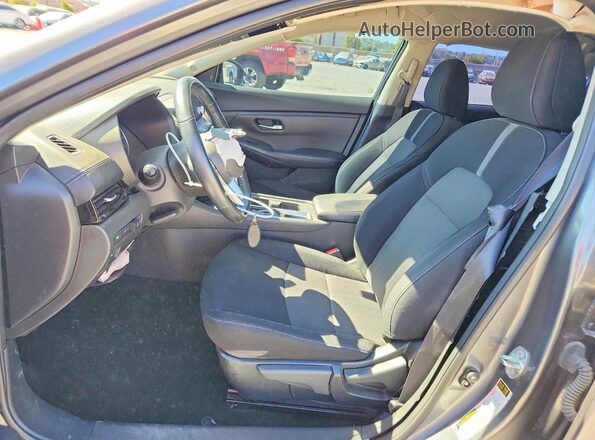 3N1AB8CV8MY286750 2021 NISSAN SENTRA Gray Widok wnętrza z przodu