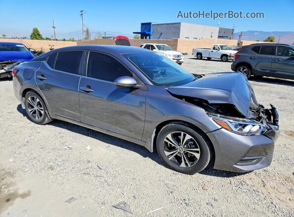 3N1AB8CV8MY286750 2021 NISSAN SENTRA Gray Przód prawy