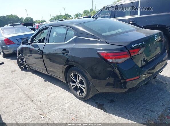 3N1AB8CV8MY289552 2021 NISSAN SENTRA Black Trasero izquierdo
