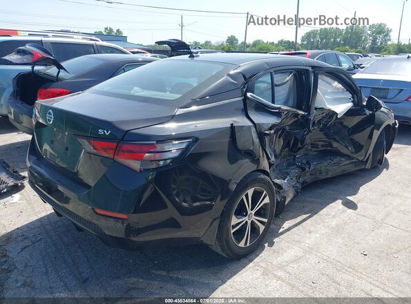 3N1AB8CV8MY289552 2021 NISSAN SENTRA Black Trasero derecho