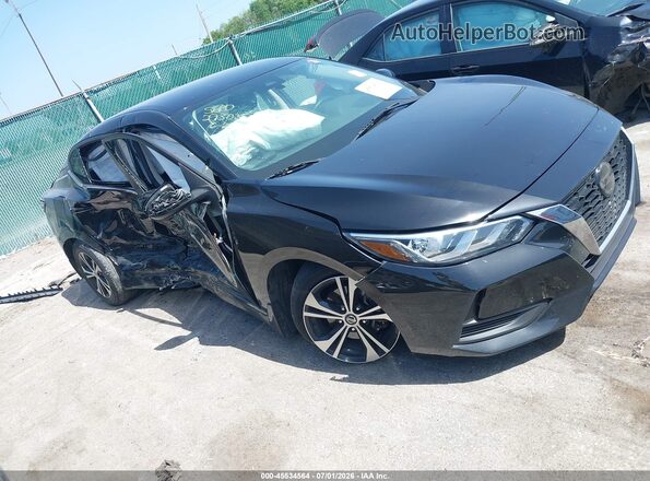 3N1AB8CV8MY289552 2021 NISSAN SENTRA Black Vista interior trasera