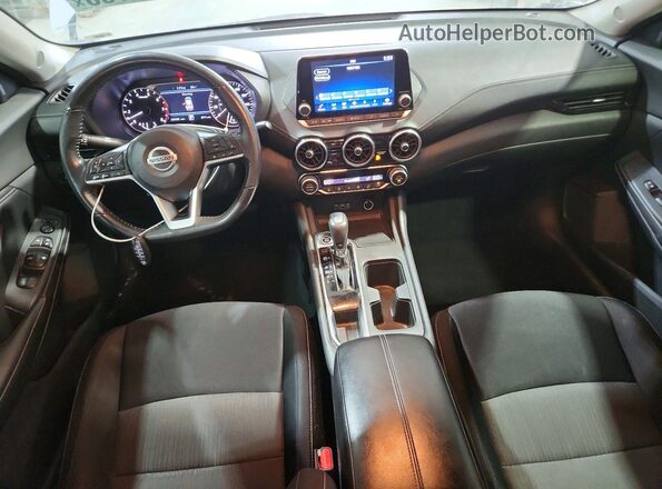3N1AB8CV8MY293309 2021 NISSAN SENTRA Silver Вид панелі приладів