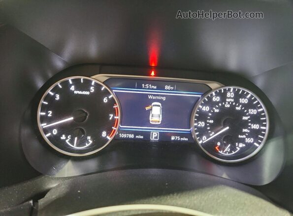 3N1AB8CV8MY293309 2021 NISSAN SENTRA Silver Вид щитка приладів