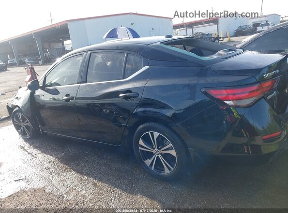 3N1AB8CV8MY331492 2021 NISSAN SENTRA Black სალონის 360-გრადუსიანი ხედი