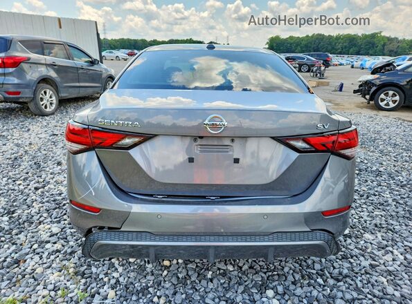 3N1AB8CV8NY205022 2022 NISSAN SENTRA Gray Rear view