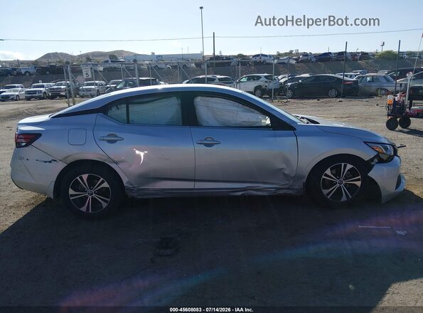 3N1AB8CV8NY272817 2022 NISSAN SENTRA Silver Вид задньої частини салону