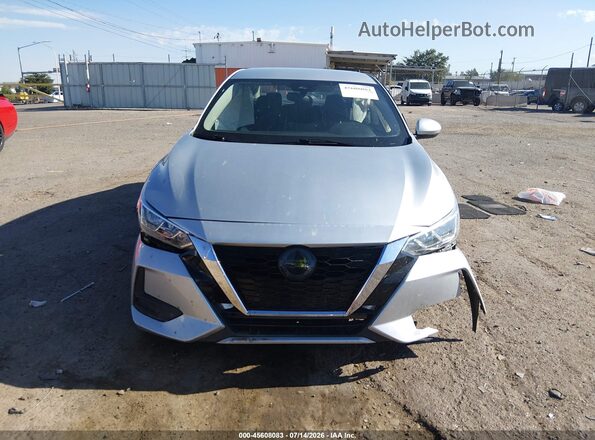 3N1AB8CV8NY272817 2022 NISSAN SENTRA Silver Вид щитка приладів