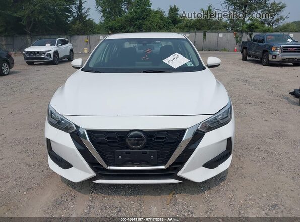 3N1AB8CV8PY226326 2023 NISSAN SENTRA White Вид щитка приладів