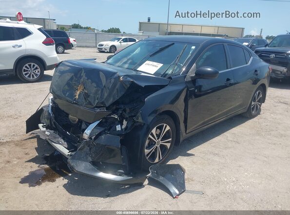 3N1AB8CV8PY233308 2023 NISSAN SENTRA Black Przód lewy