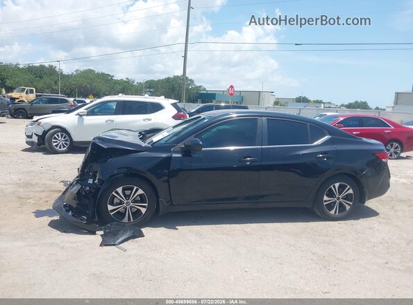 3N1AB8CV8PY233308 2023 NISSAN SENTRA Black Widok wnętrza 360 stopni