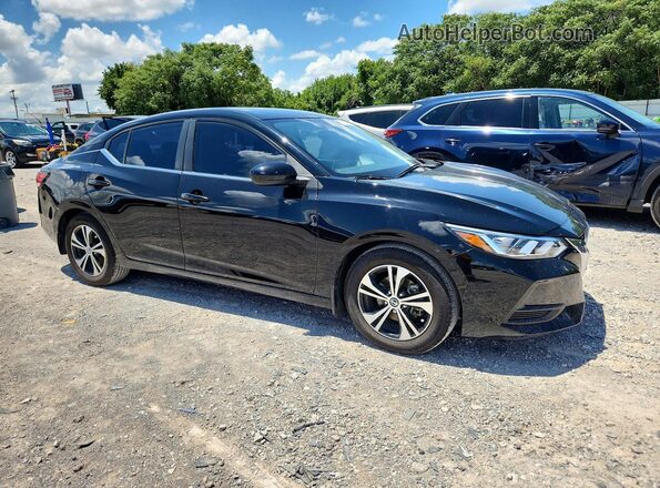 3N1AB8CV8PY256877 2023 NISSAN SENTRA Black Delantero derecho