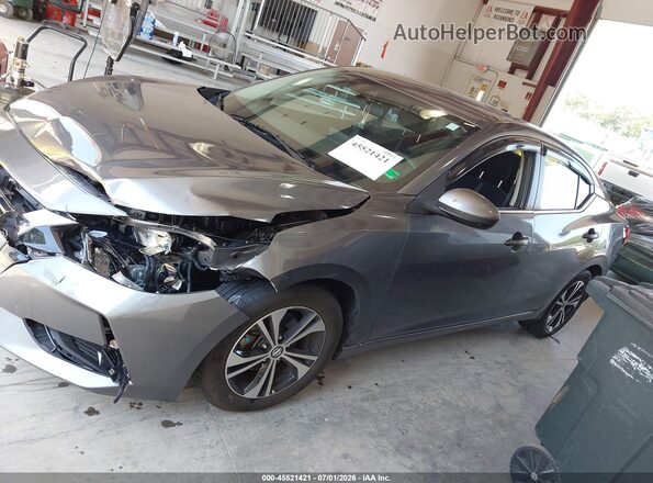 3N1AB8CV8PY262078 2023 NISSAN SENTRA Gray სალონის 360-გრადუსიანი ხედი