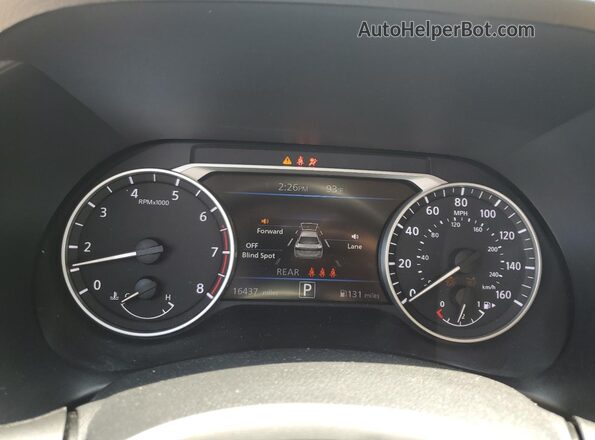 3N1AB8CV8PY297915 2023 NISSAN SENTRA Белый Вид щитка приборов