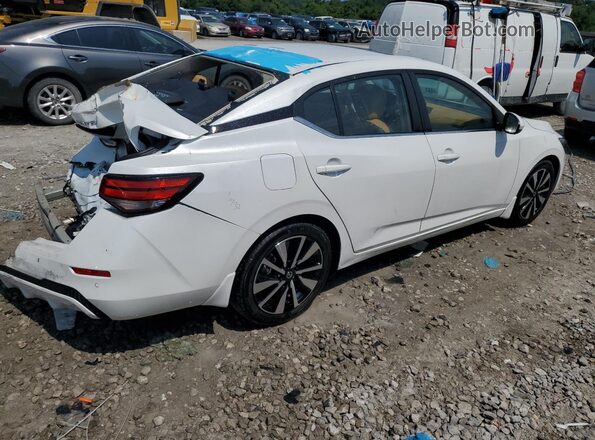 3N1AB8CV8PY297915 2023 NISSAN SENTRA Белый Задняя правая четверть