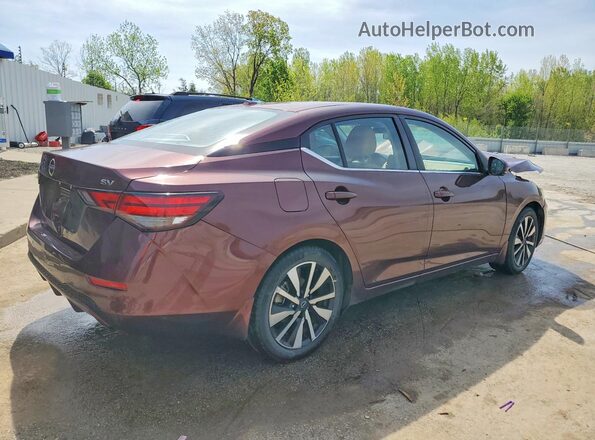 3N1AB8CV8RY202627 2024 NISSAN SENTRA Burgundy Задня права чверть