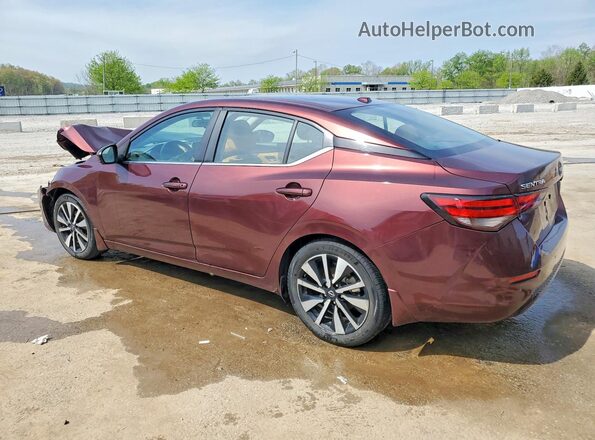 3N1AB8CV8RY202627 2024 NISSAN SENTRA Burgundy Задня ліва чверть