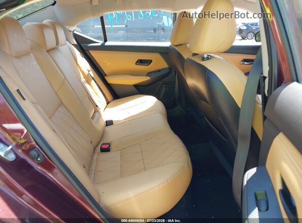 3N1AB8CV8RY203518 2024 NISSAN SENTRA Maroon VIN კოდის სტიკერის ხედი