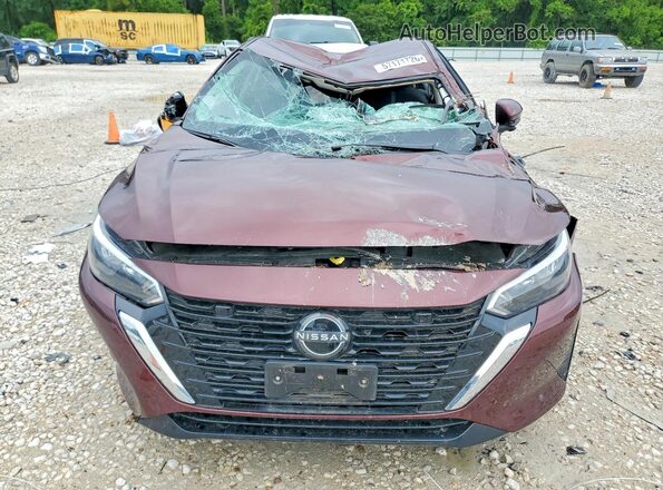 3N1AB8CV8RY246627 2024 NISSAN SENTRA Burgundy წინა ხედი