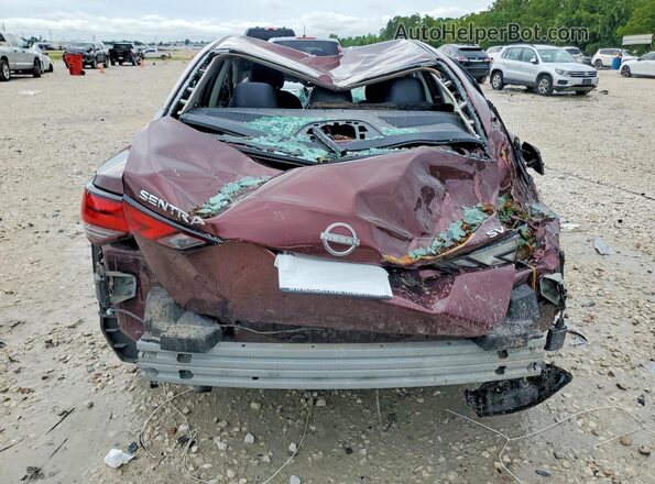 3N1AB8CV8RY246627 2024 NISSAN SENTRA Burgundy უკანა ხედი