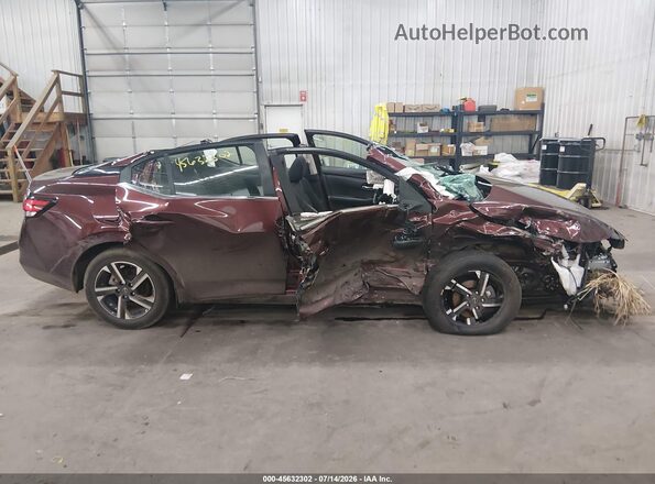 3N1AB8CV8RY252024 2024 NISSAN SENTRA Maroon Вид задньої частини салону