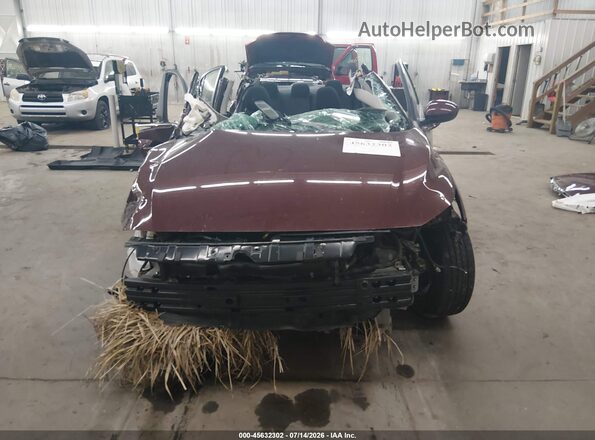 3N1AB8CV8RY252024 2024 NISSAN SENTRA Maroon Вид щитка приладів