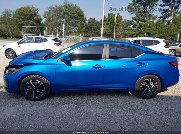 3N1AB8CV8RY279501 2024 NISSAN SENTRA Blue Vista interior de 360 grados