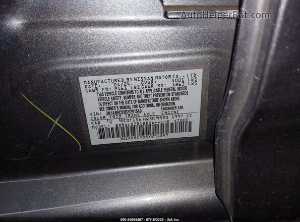3N1AB8CV8RY291549 2024 NISSAN SENTRA Gray Vista del compartimento del motor