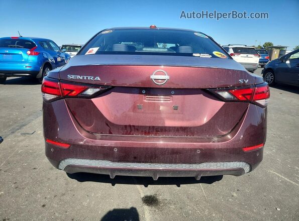 3N1AB8CV8RY310763 2024 NISSAN SENTRA Burgundy Rear view