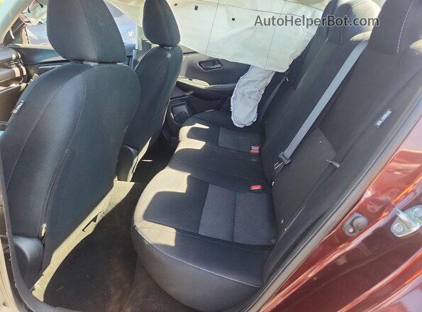 3N1AB8CV8RY310763 2024 NISSAN SENTRA Burgundy Rear seats view
