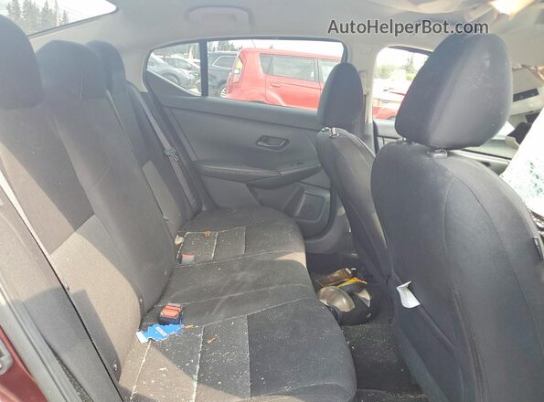 3N1AB8CV8RY334285 2024 NISSAN SENTRA Burgundy Вид задніх сидінь