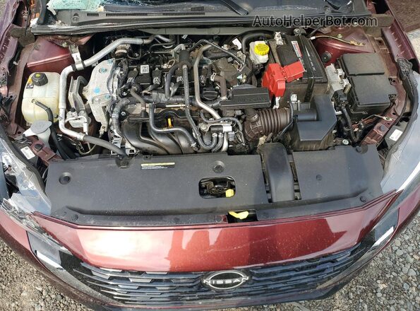 3N1AB8CV8RY334285 2024 NISSAN SENTRA Burgundy Вид задньої частини салону