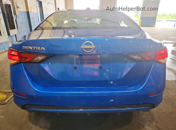 3N1AB8CV8RY378075 2024 NISSAN SENTRA Blue უკანა ხედი