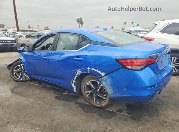 3N1AB8CV8SY235990 2025 NISSAN SENTRA Blue Trasero izquierdo