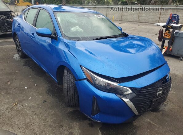 3N1AB8CV8SY235990 2025 NISSAN SENTRA Blue Delantero derecho