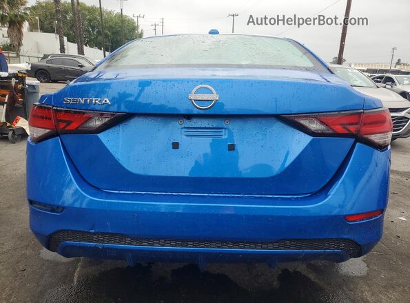 3N1AB8CV8SY235990 2025 NISSAN SENTRA Blue Vista trasera