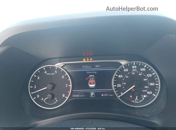 3N1AB8CV8SY248352 2025 NISSAN SENTRA White უკანა სავარძლების ხედი