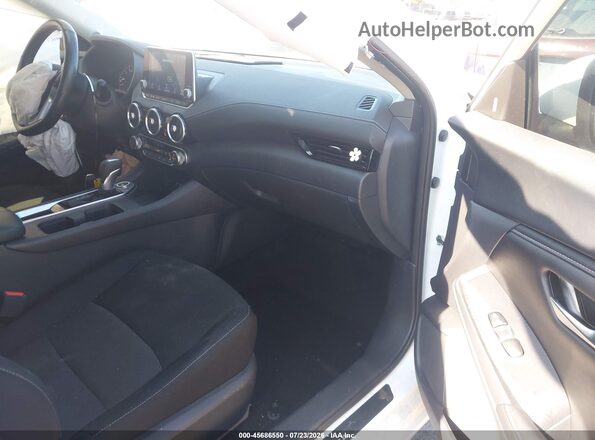 3N1AB8CV8SY248352 2025 NISSAN SENTRA White წინა სალონის ხედი