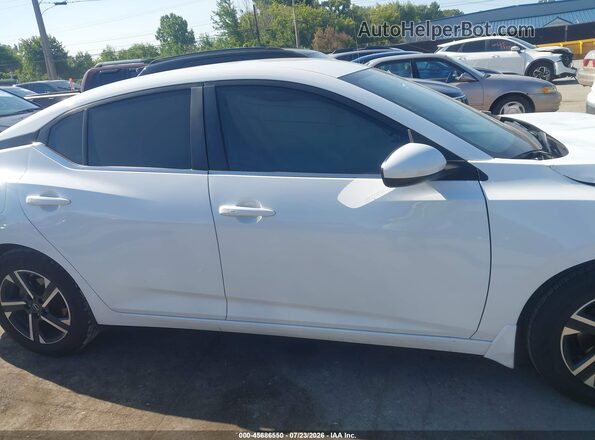 3N1AB8CV8SY248352 2025 NISSAN SENTRA White უკანა სალონის ხედი