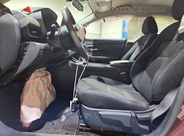 3N1AB8CV8SY271677 2025 NISSAN SENTRA Темно-бордовый Вид салона спереди
