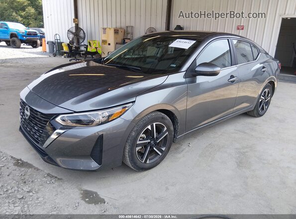 3N1AB8CV8SY287717 2025 NISSAN SENTRA Gray წინა მარცხენა ხედი სამი მეოთხედიდან