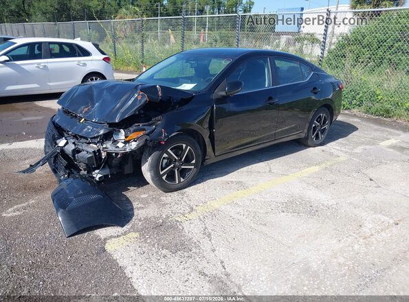 3N1AB8CV8SY292917 2025 NISSAN SENTRA Black Vista tres cuartos delantera izquierda