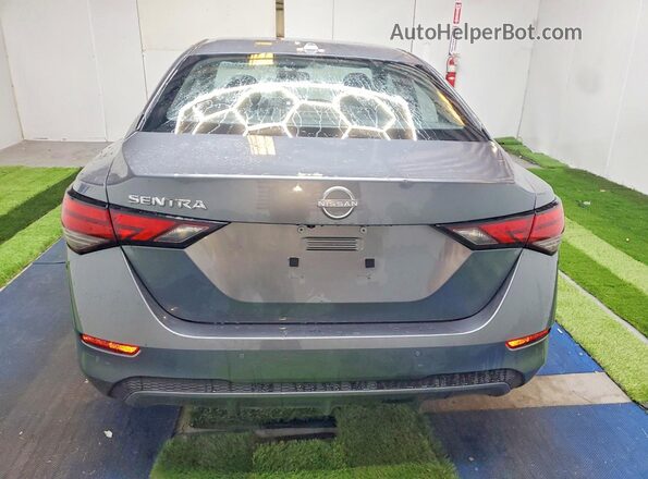 3N1AB8CV8SY304449 2025 NISSAN SENTRA Gray Rear view