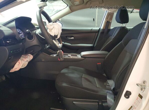 3N1AB8CV8SY308534 2025 NISSAN SENTRA White Vista interior delantera
