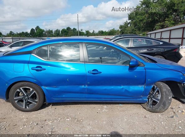 3N1AB8CV8SY312647 2025 NISSAN SENTRA Blue Rear interior view