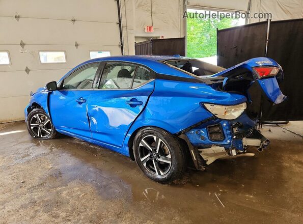 3N1AB8CV8SY314821 2025 NISSAN SENTRA Blue Rear left