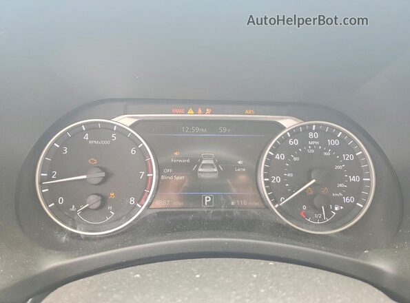 3N1AB8CV8SY315368 2025 NISSAN SENTRA Charcoal Вид щитка приладів