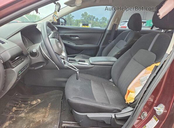 3N1AB8CV8SY319467 2025 NISSAN SENTRA Red წინა სალონის ხედი