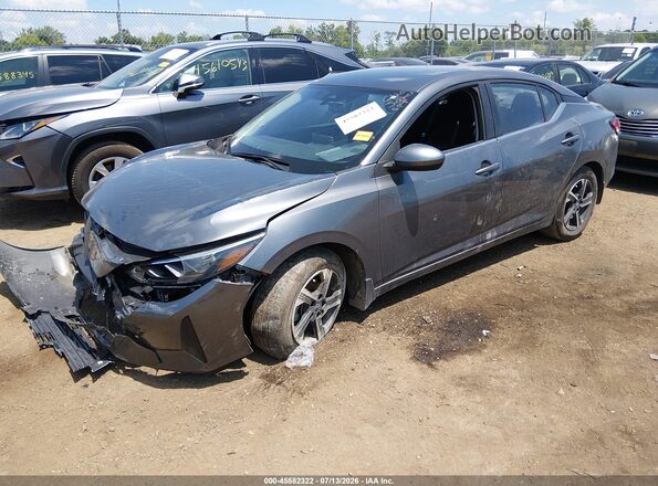 3N1AB8CV8SY400565 2025 NISSAN SENTRA Gray Przód lewy