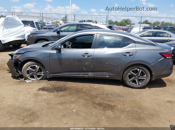 3N1AB8CV8SY400565 2025 NISSAN SENTRA Gray Widok wnętrza 360 stopni