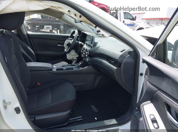 3N1AB8CV8SY404342 2025 NISSAN SENTRA White Widok wnętrza z przodu